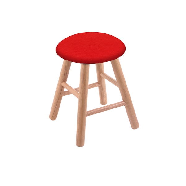 Oak Vanity Stool, Natural Finish, Graph Chalice Seat